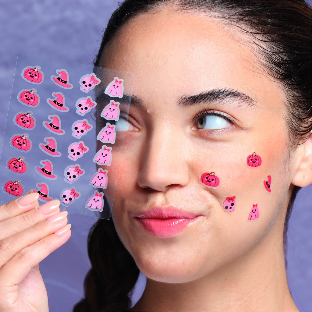 Pink-O-Ween Hydrocolloid Halloween Pimple Patches