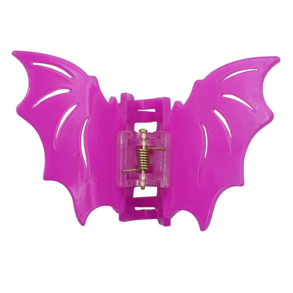 Bat Hair Claw Clip - Pink