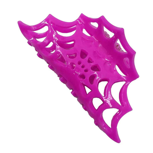 Spiderweb Hair Claw Clip - Pink