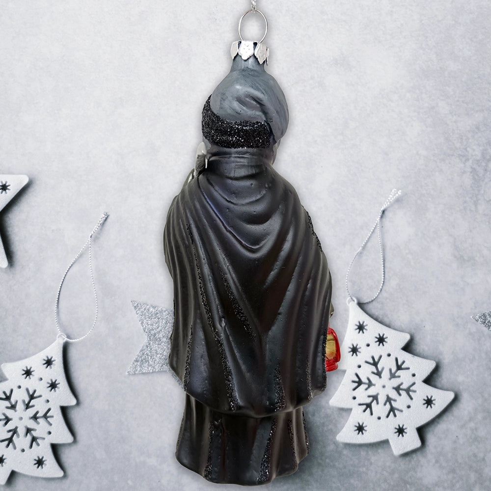 Plague Doctor Glass Ornament