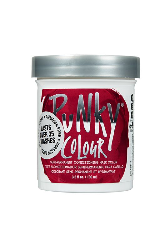 Punky Colour, Semi-Permanent Conditioning Hair Color, Poppy Red, 3.5 fl oz