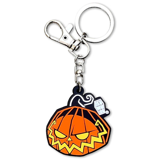 Pumpkin Face Keychain