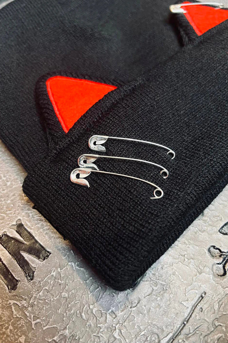 Punk Rock Kitty Beanie