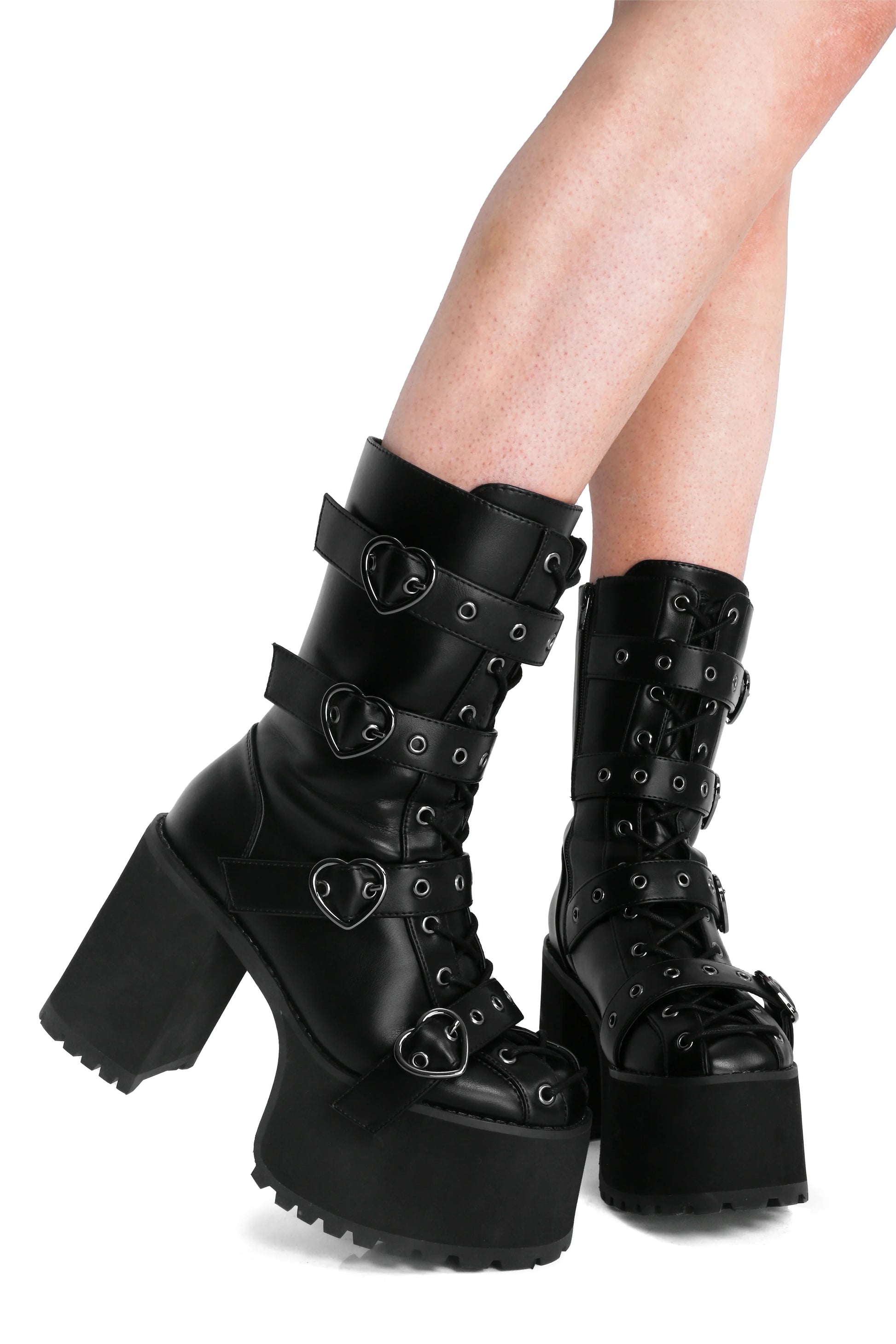 Regina Corset Platform Boots