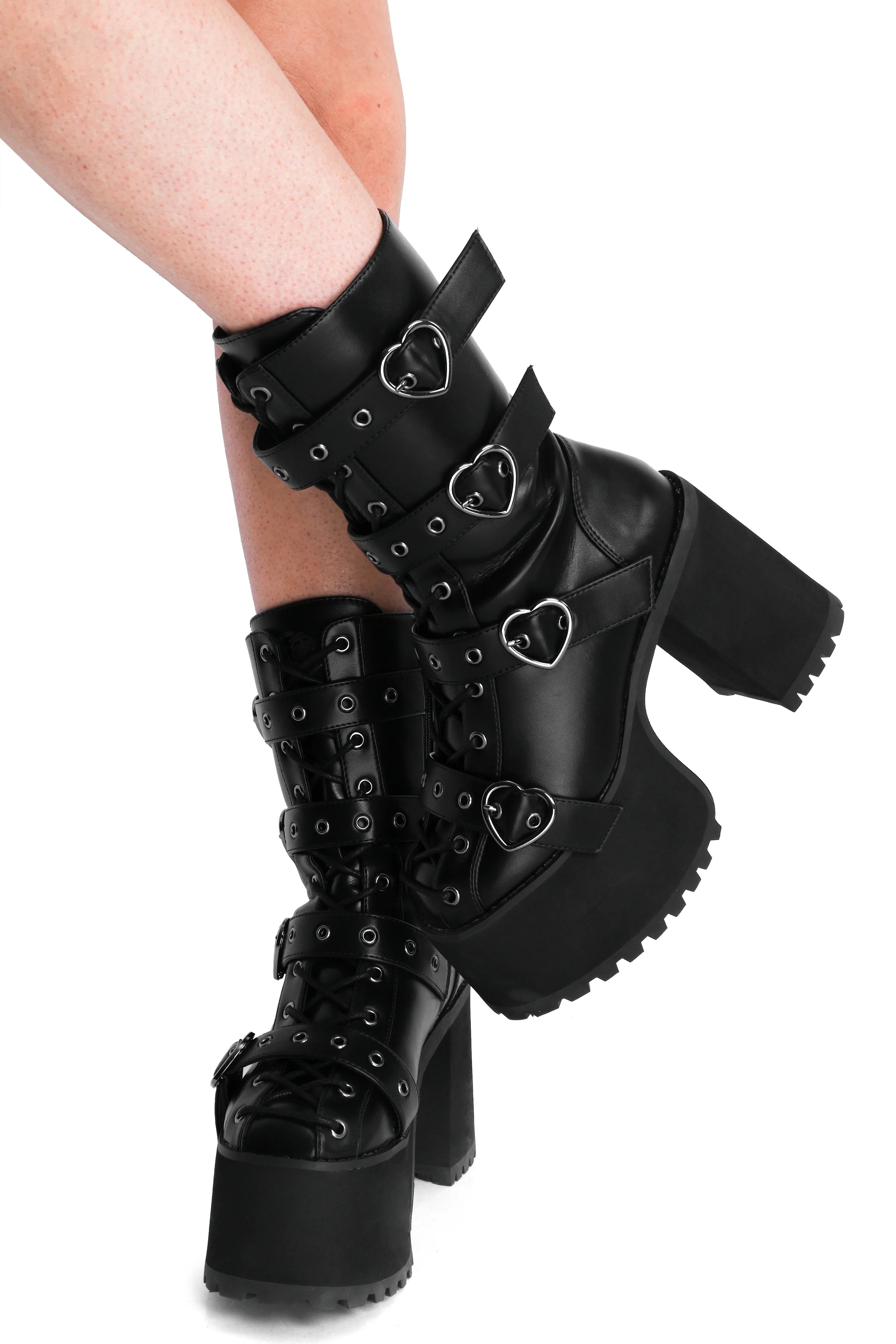 Regina Corset Platform Boots