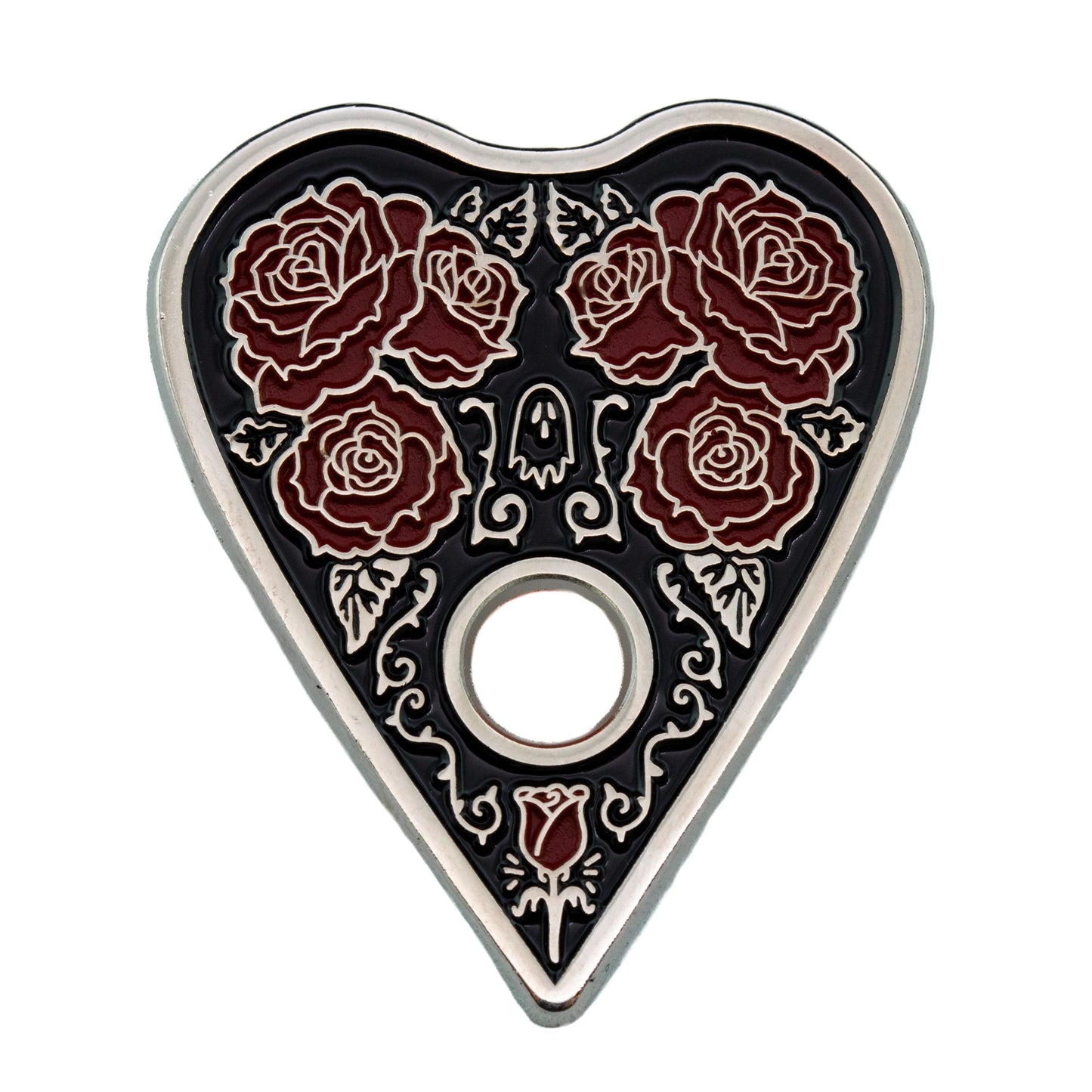 Rose Ouija Planchette Enamel Pin