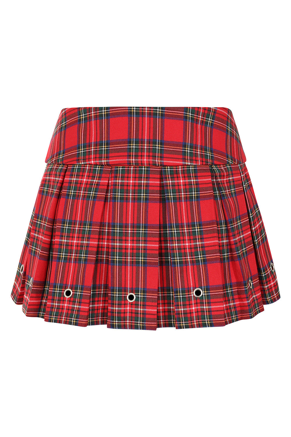 Red Tartan Hall Pass Heartbreaker Skirt