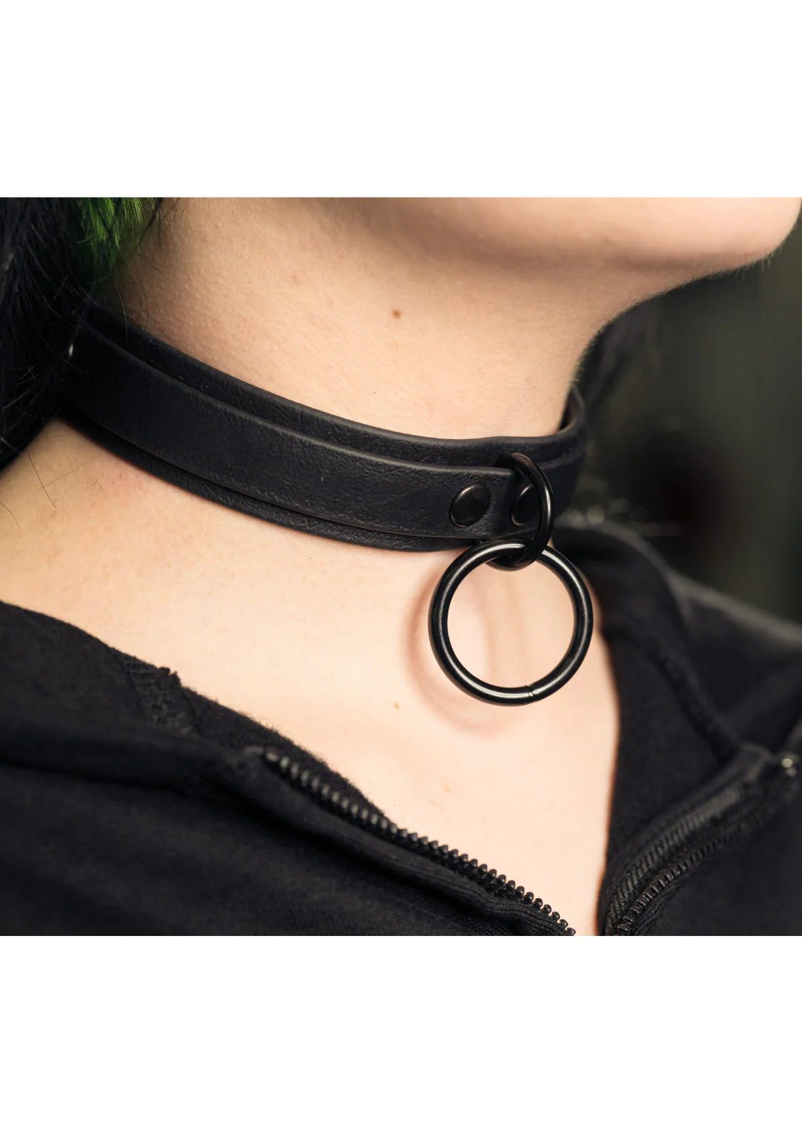 Black Hardware Vegan Choker