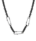 Safety Pin Link Necklace