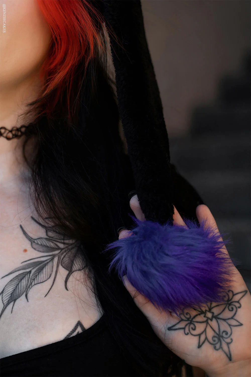 Santa Claws Hat [Black/Purple]