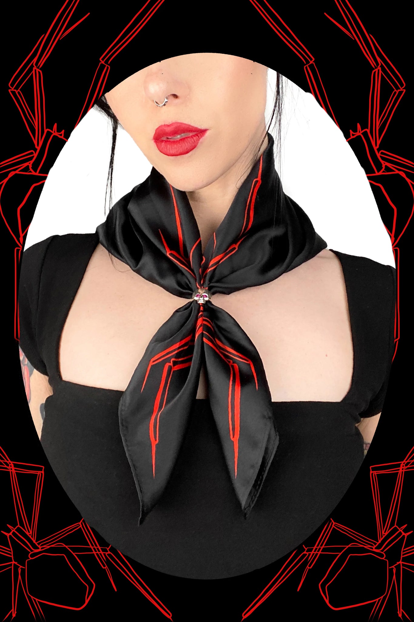 Spider Scarf - Eliza Sidney x FOXBLOOD