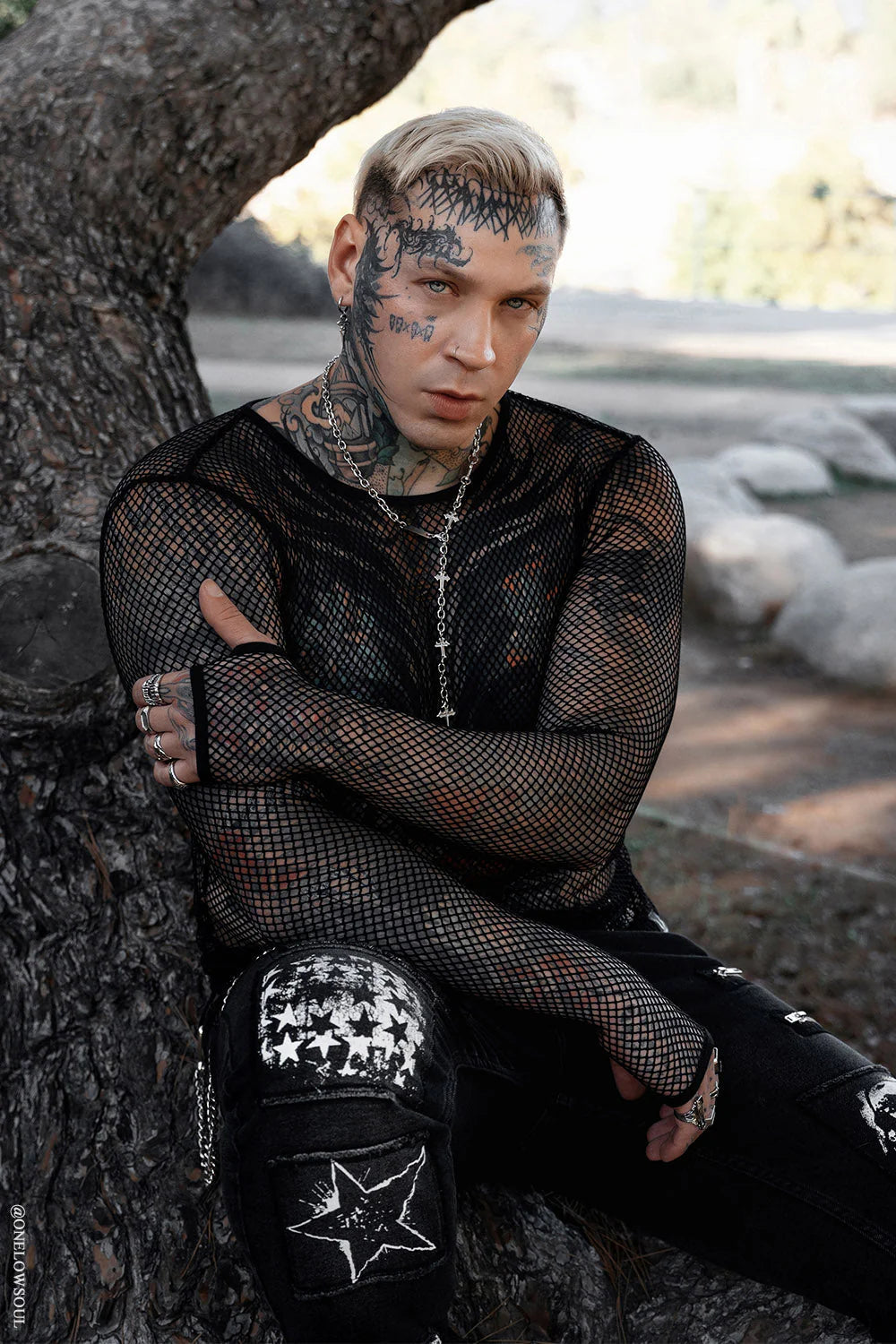 Shadowgrid Fishnet Shirt