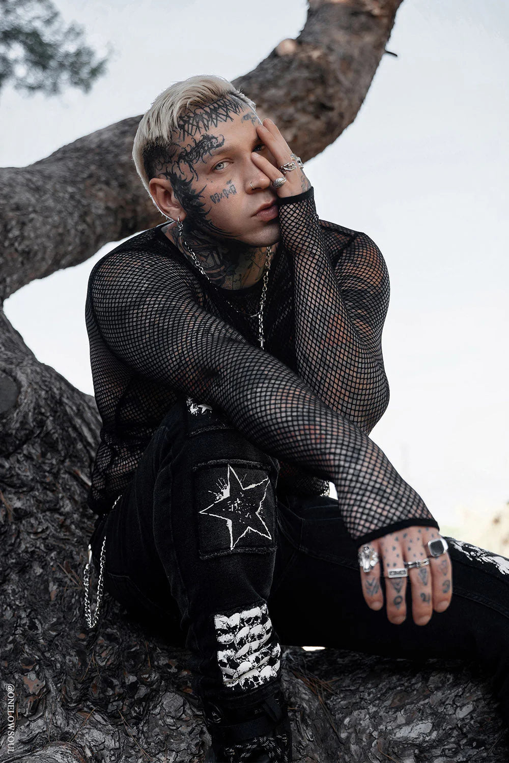 Shadowgrid Fishnet Shirt