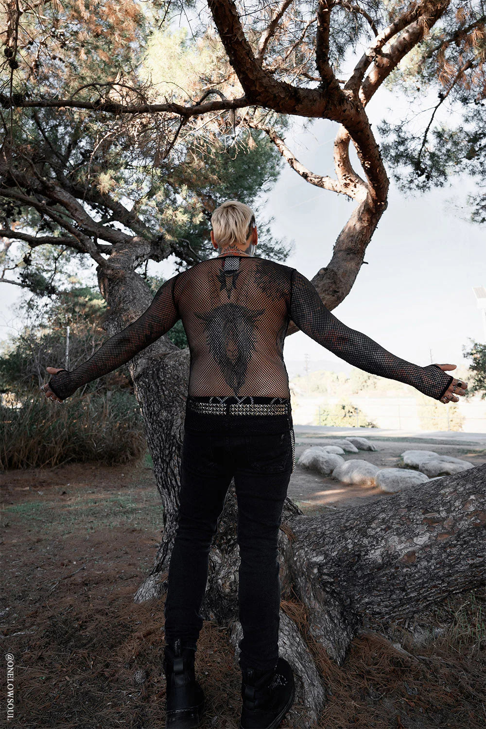 Shadowgrid Fishnet Shirt