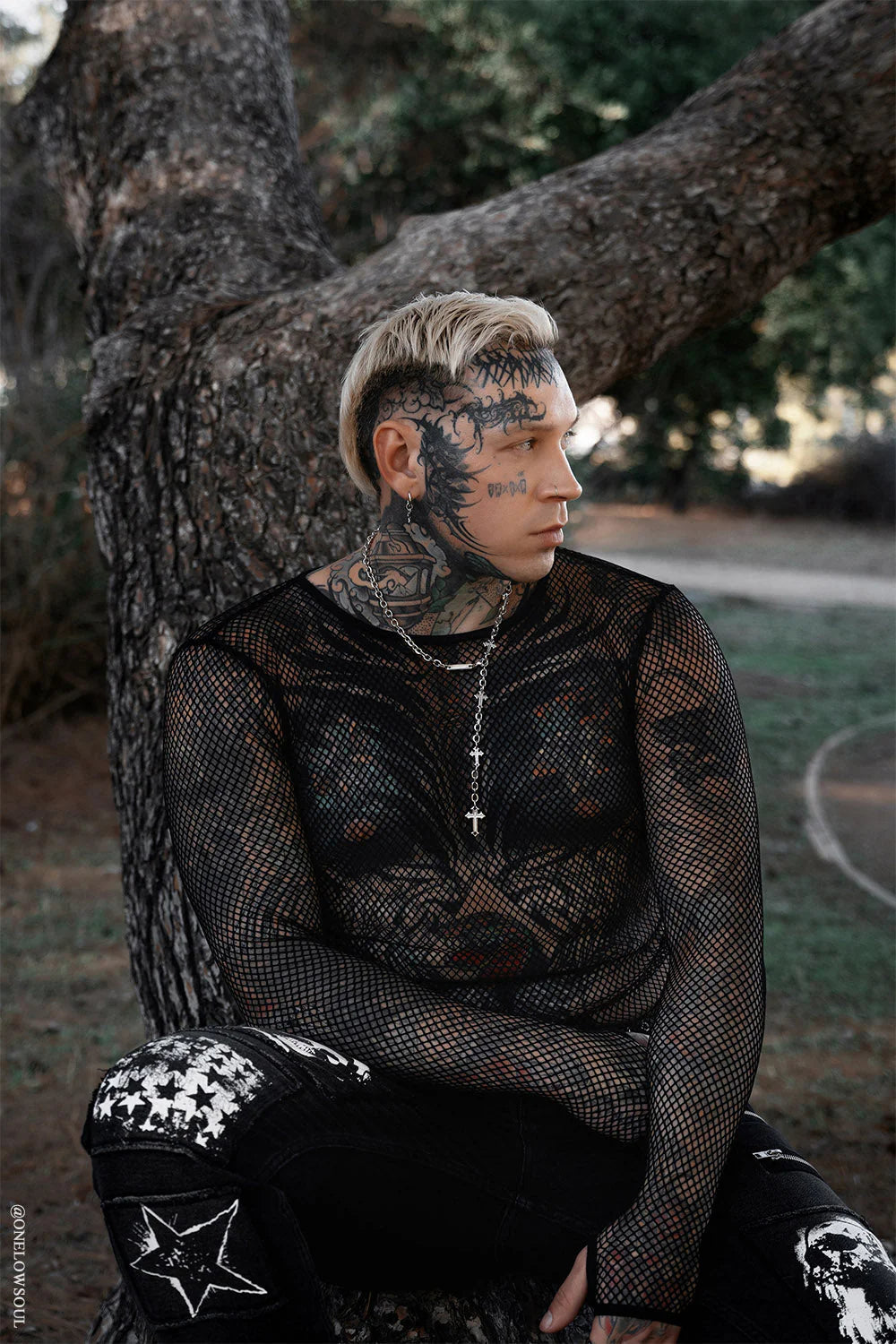 Shadowgrid Fishnet Shirt