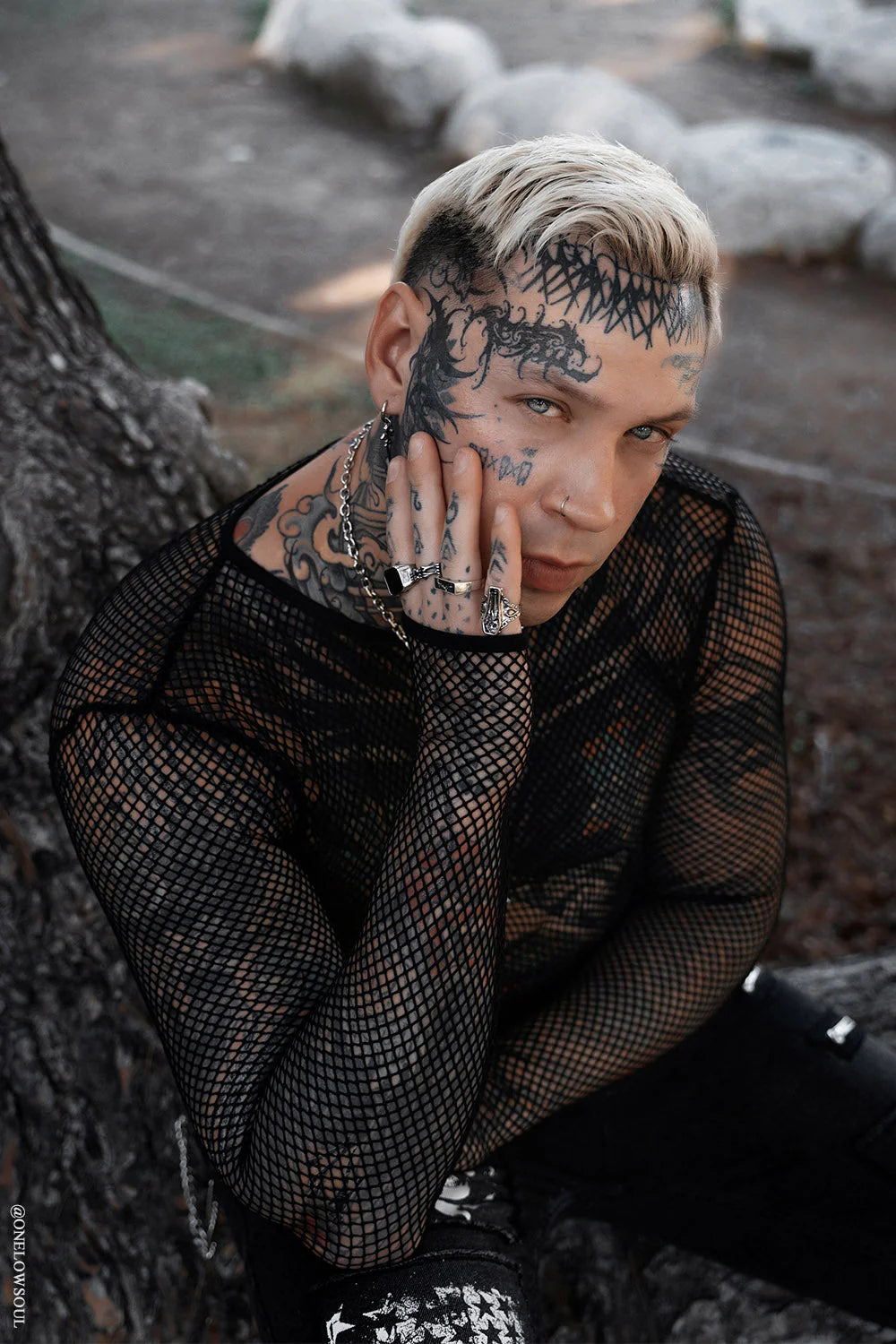 Shadowgrid Fishnet Shirt