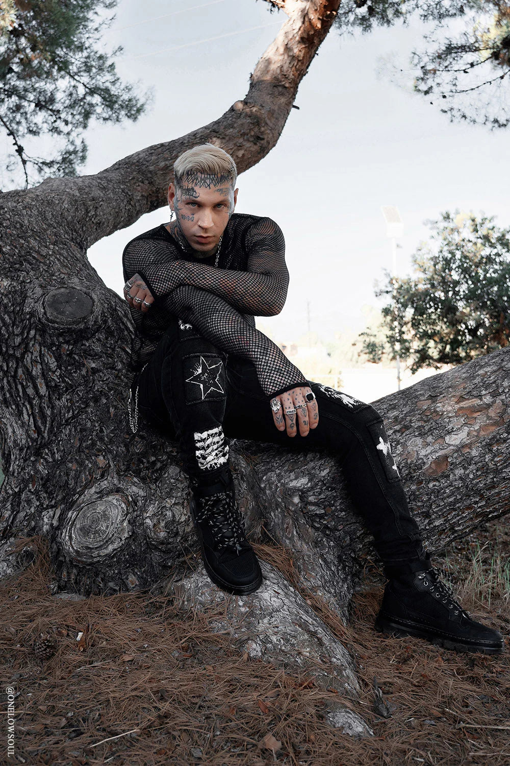 Shadowgrid Fishnet Shirt