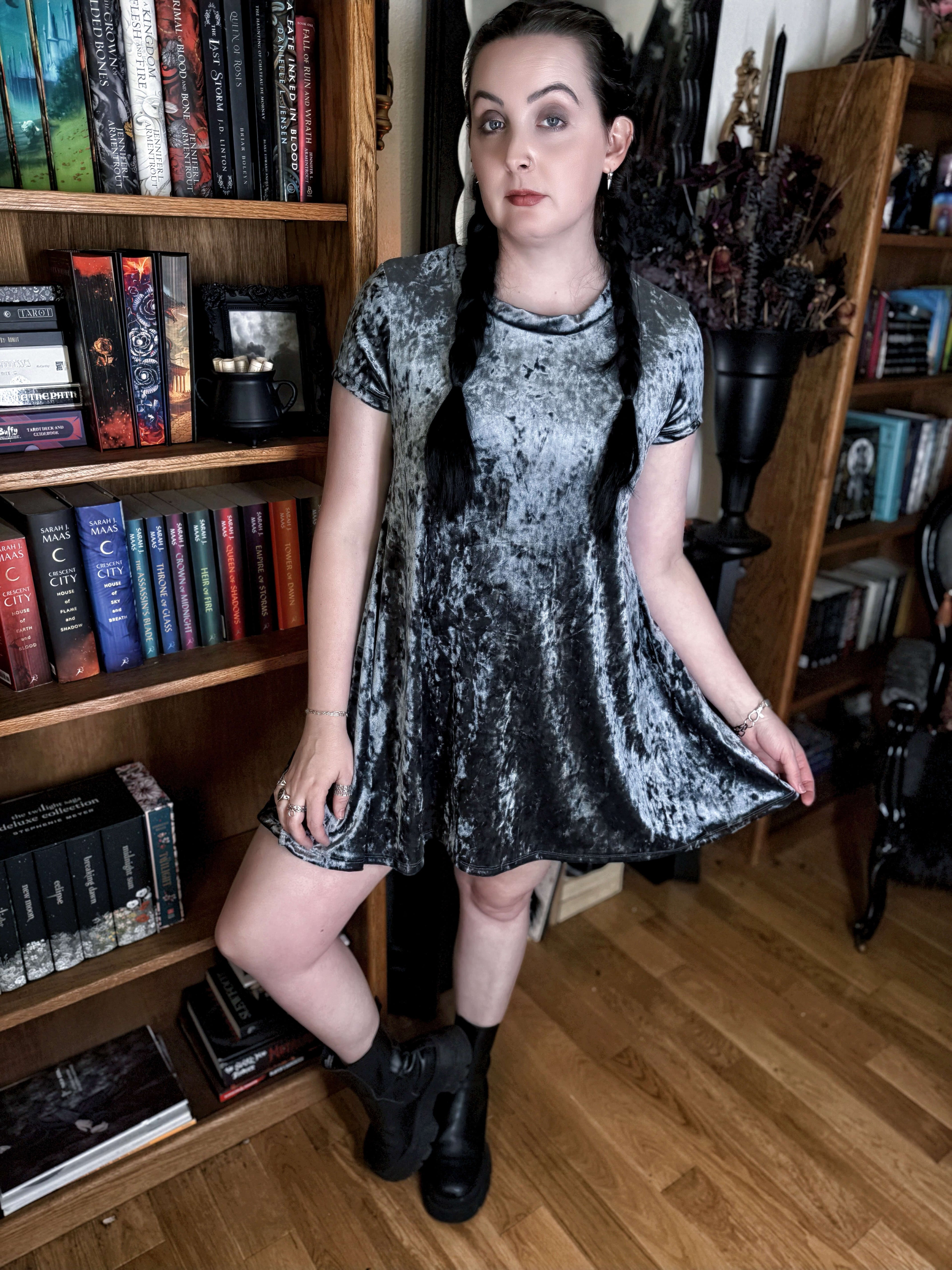 Silver Hex Dress