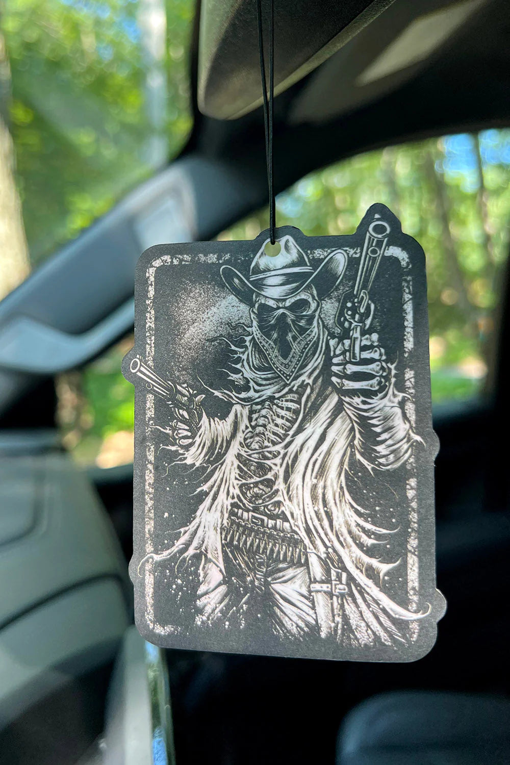 Skeleton Cowboy Air Freshener [MUSK]