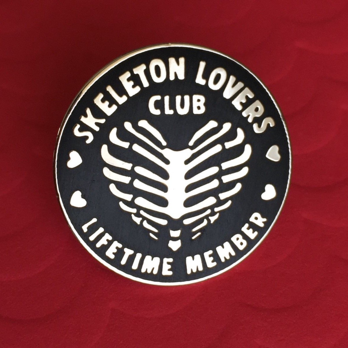 Skeleton Lovers Club Enamel Pin