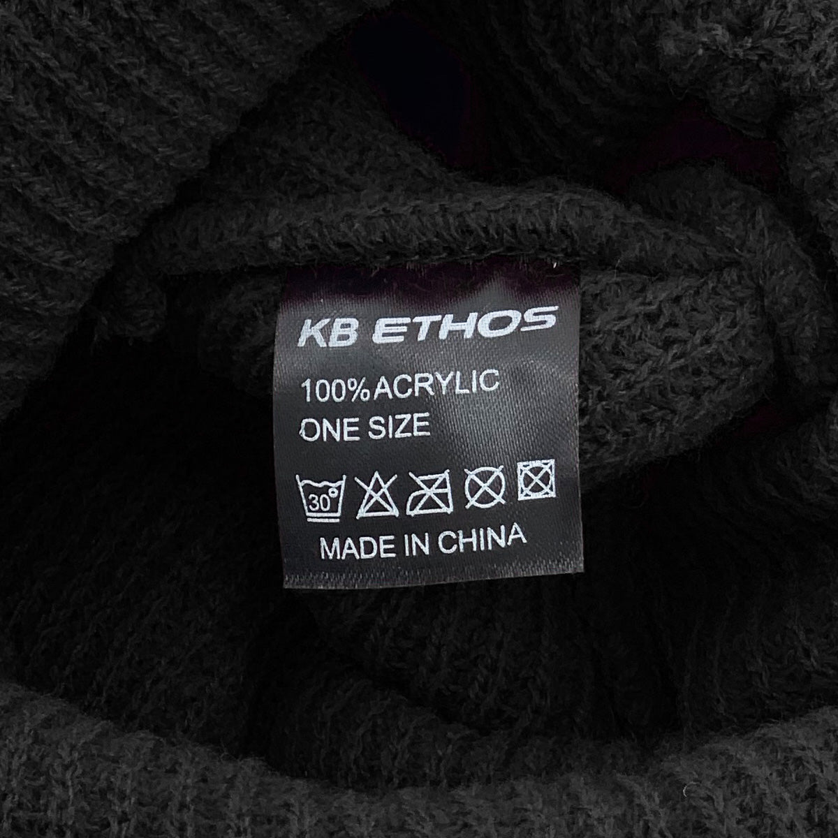 Black Slouch Beanie
