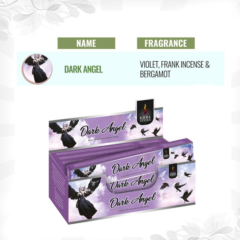 Soul Sticks - Dark Angel Masala Incense Sticks