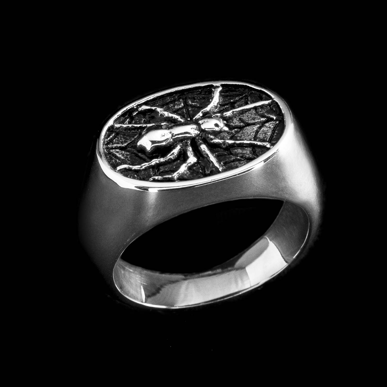 Spider Signet Ring