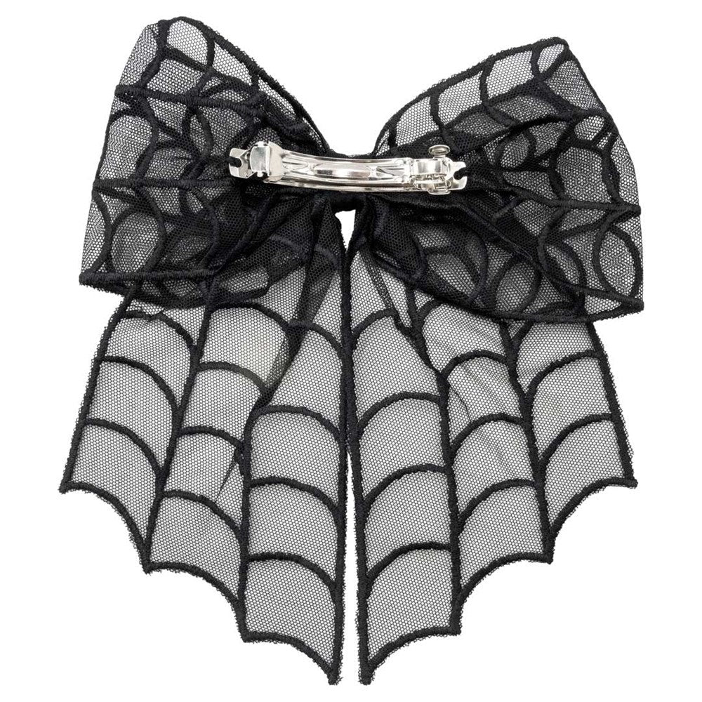 Spiderweb Lace Hair Bow