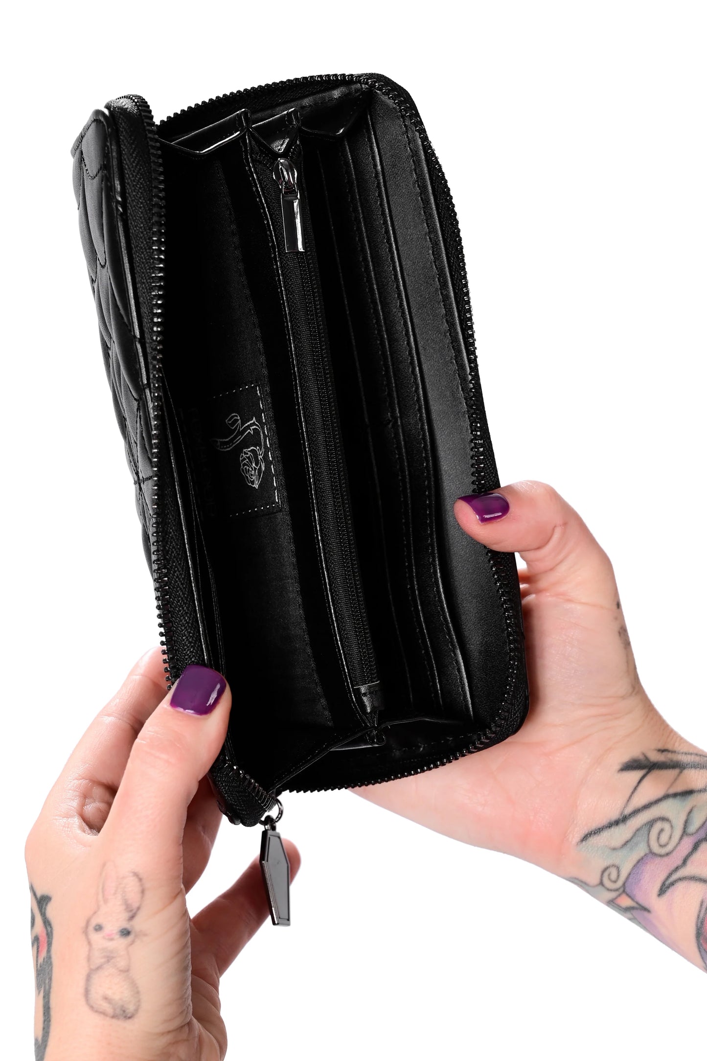 Spiderweb Wallet - All Black