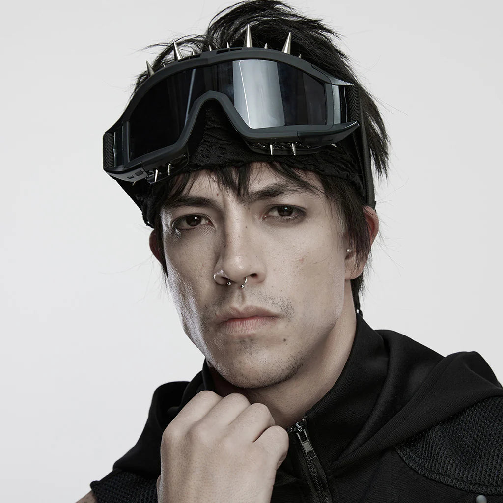 Black Spiked Goggles