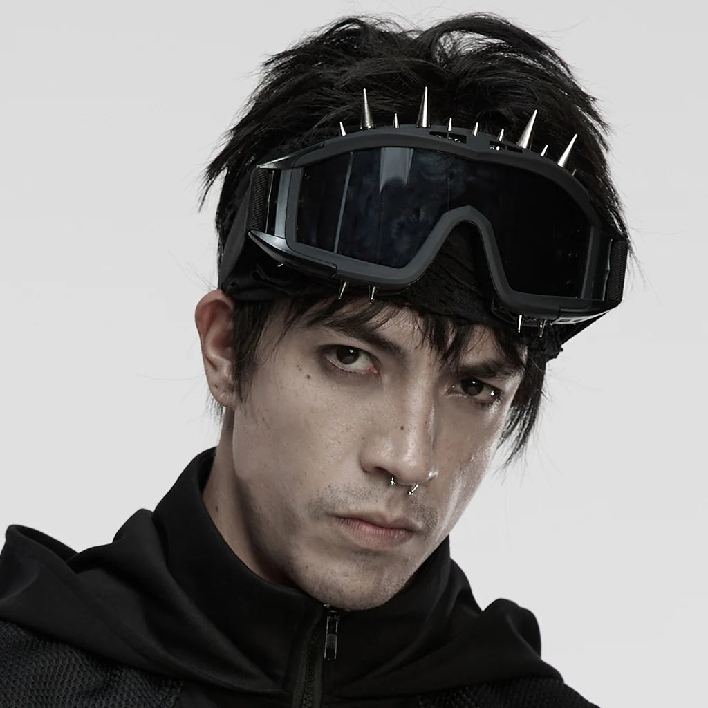 Black Spiked Goggles