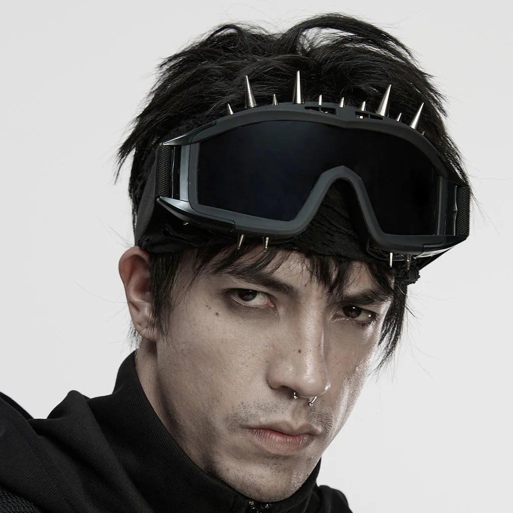 Black Spiked Goggles