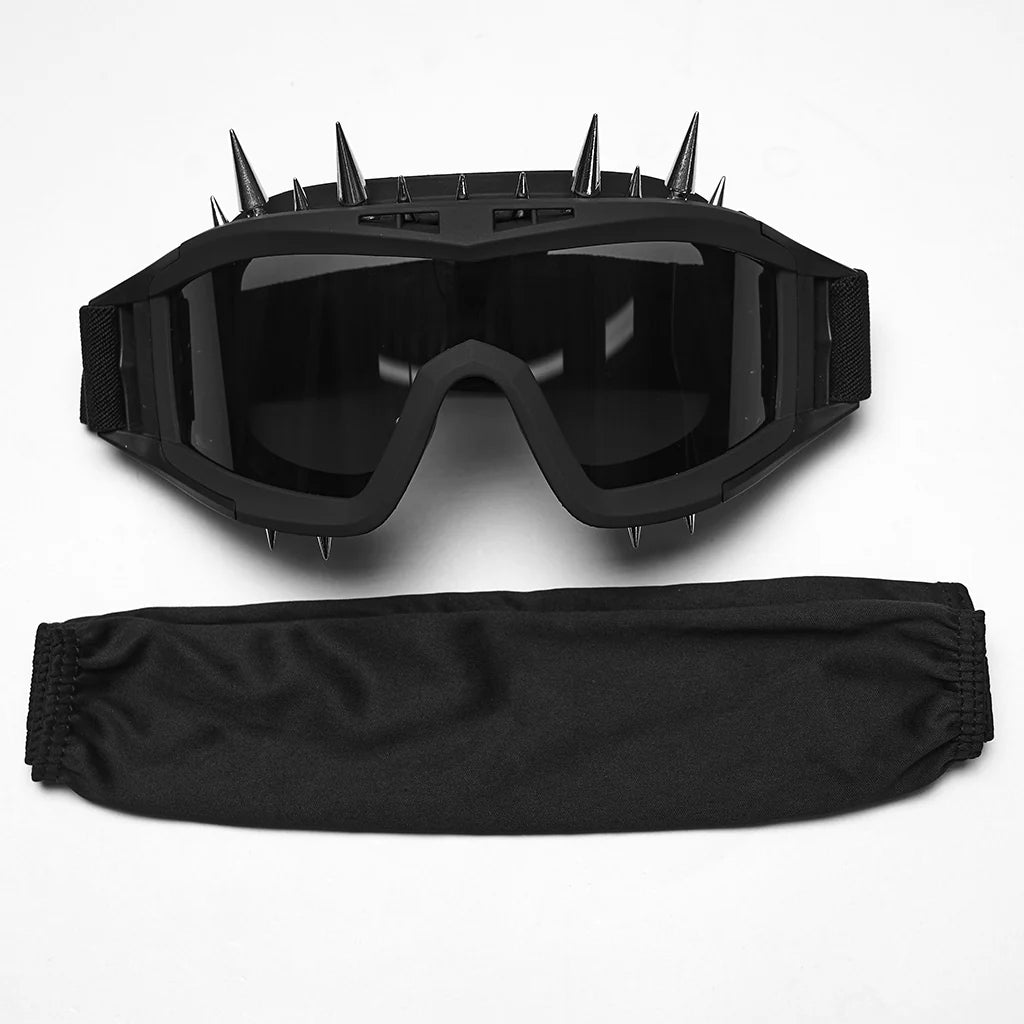 Black Spiked Goggles