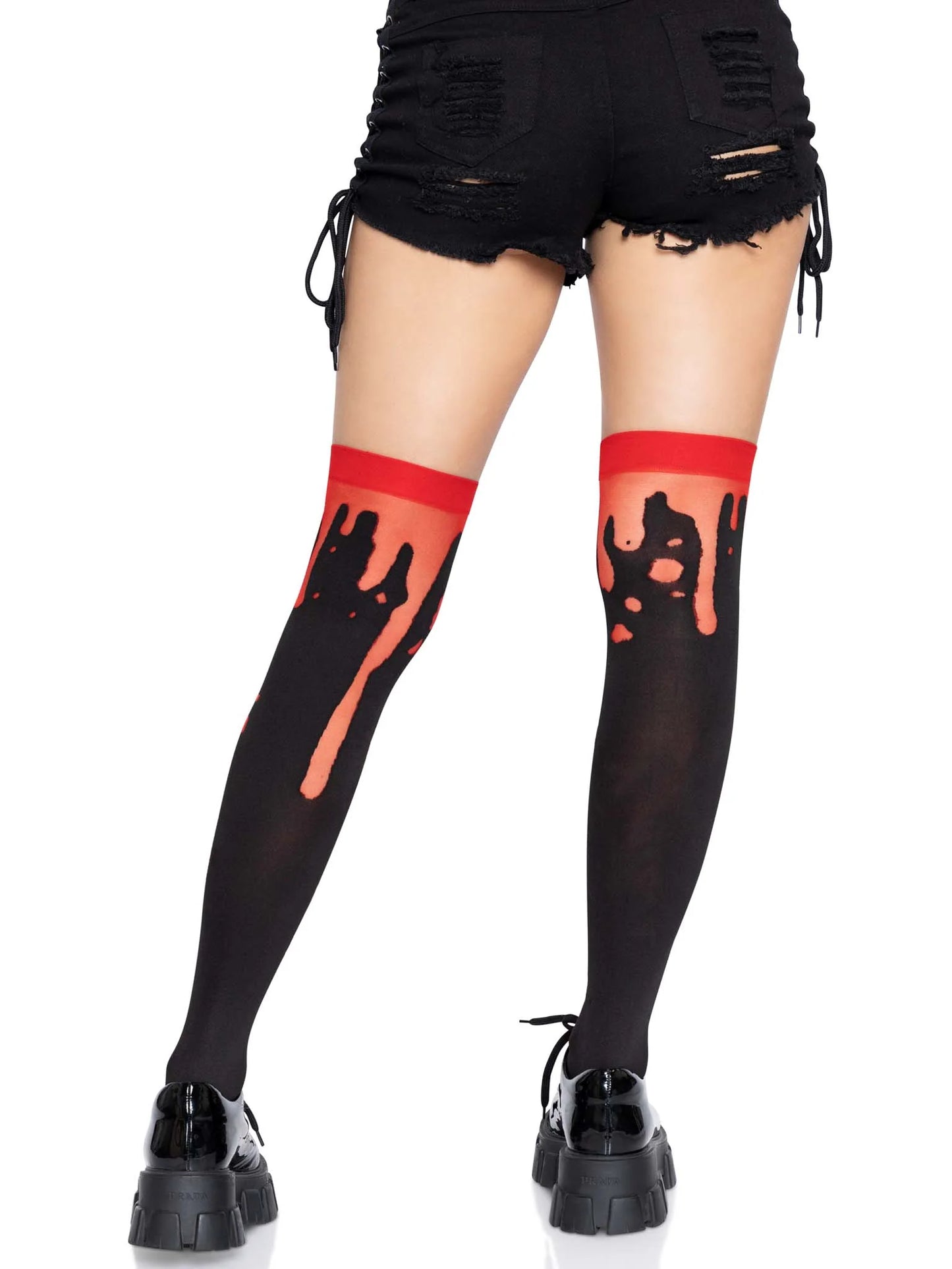 Splatter Thigh Highs