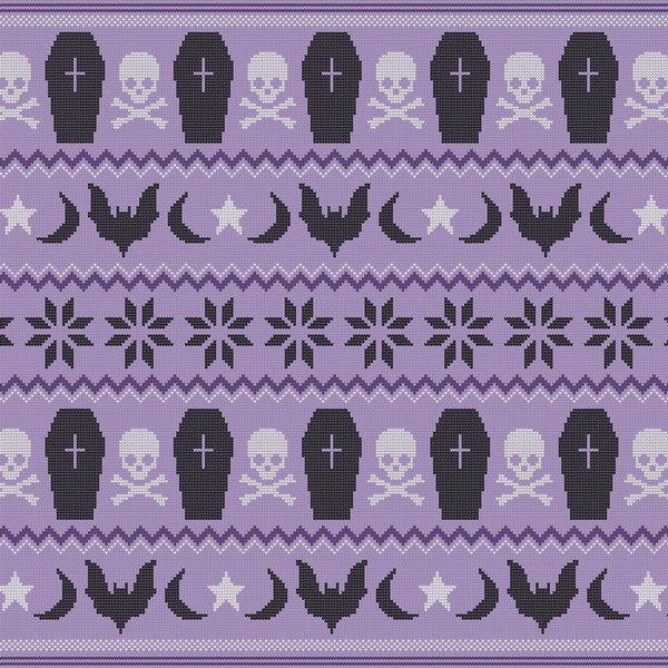 Spooky Holiday Sweater Wrapping Paper