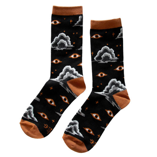 Starry Eyes Crew Socks