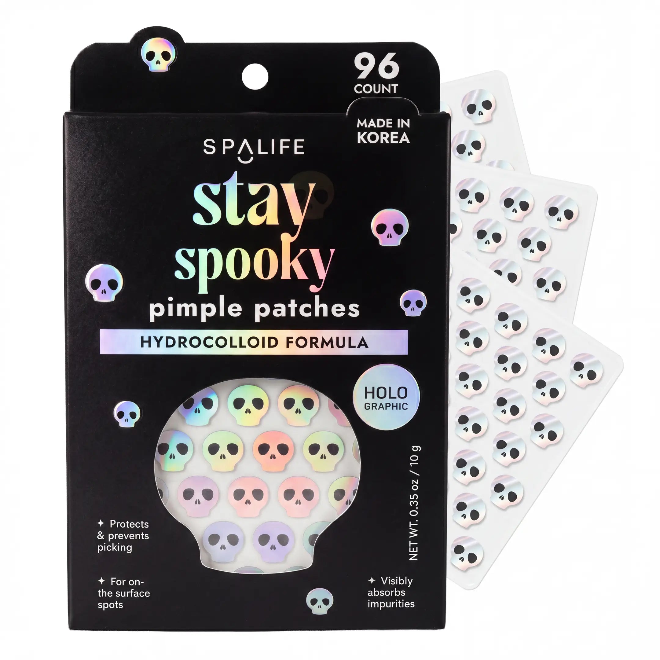 Limited Editon Halloween Stay Spooky Holo Hydrocolloid Pimple Patches