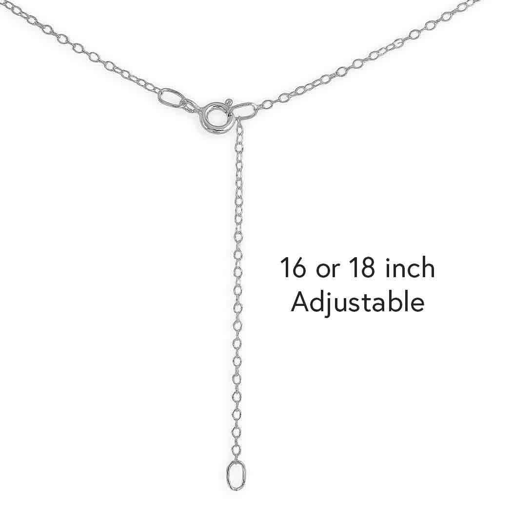 Sterling Silver Flying Bat Necklace