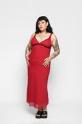 Sylvie Slip Dress - Limited Edition Crimson