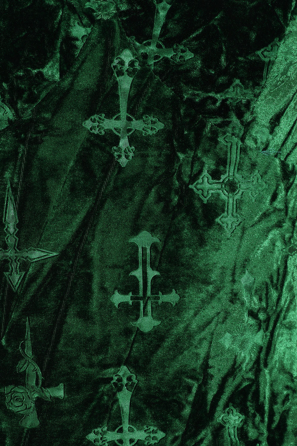Green Sanctum Velvet Top
