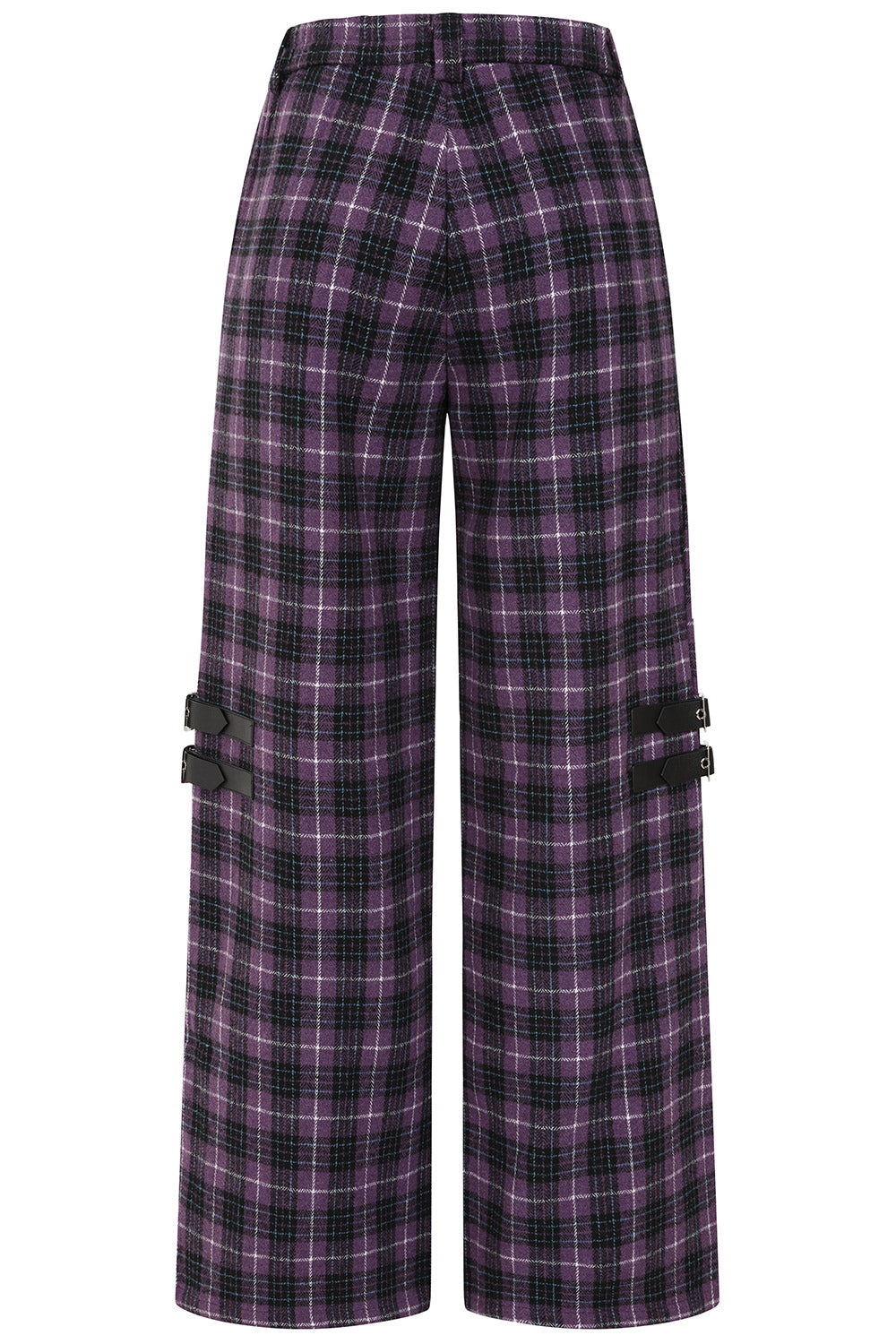 Black/Purple Checkpoint Chaos Trousers