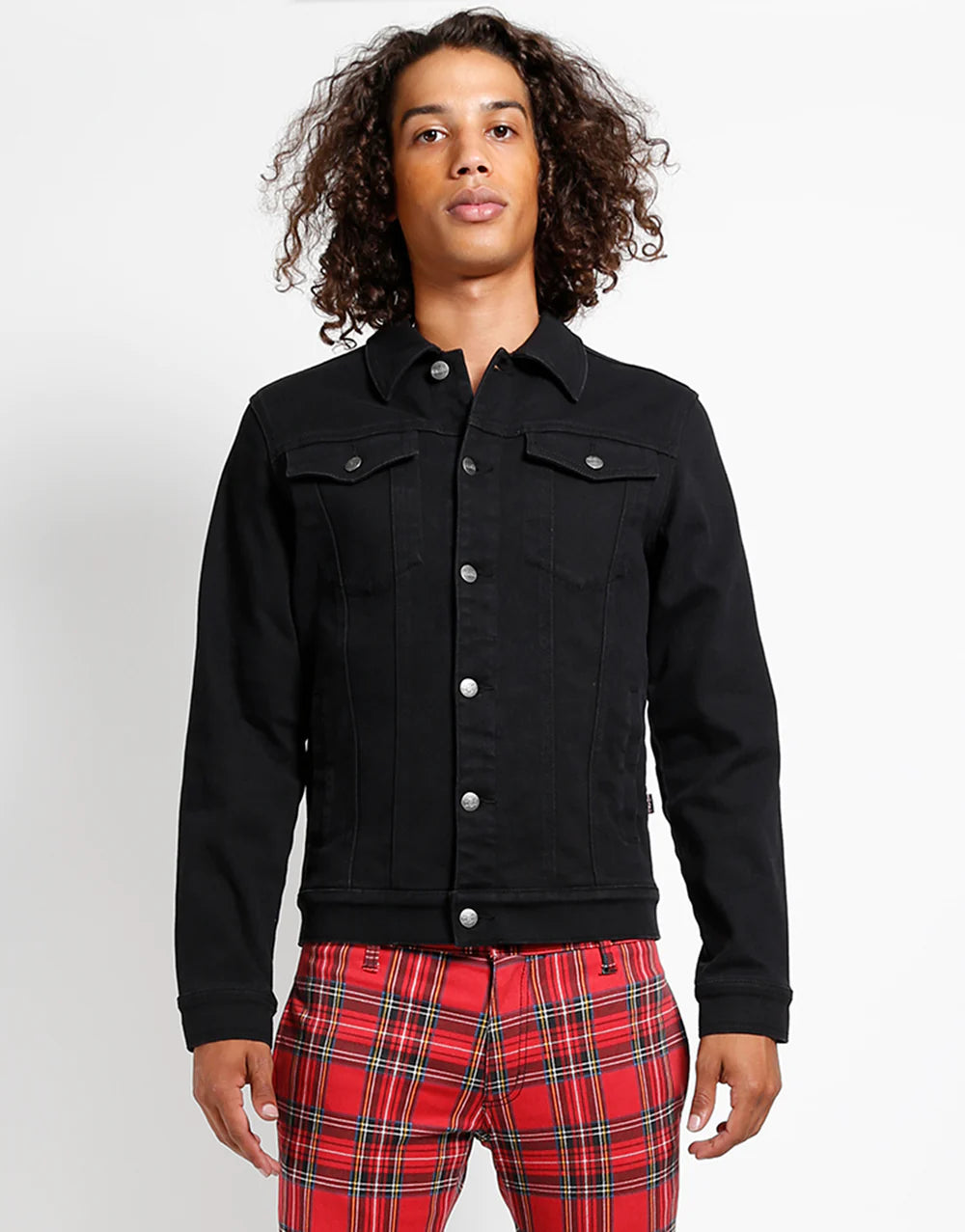 Marlon Jean Jacket - Black