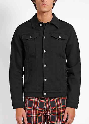 Marlon Jean Jacket - Black