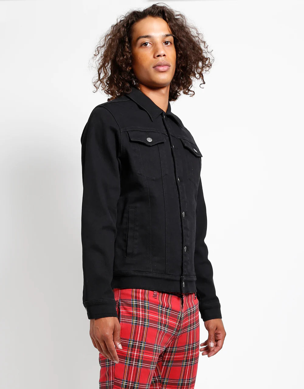 Marlon Jean Jacket - Black