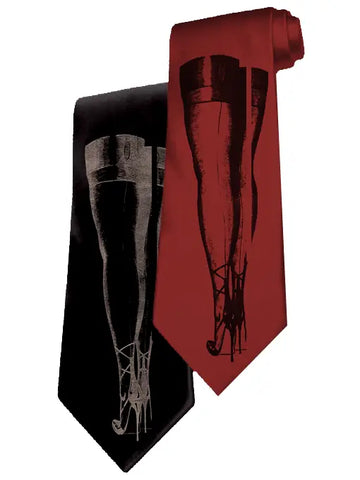 Temptress Legs Necktie - Red