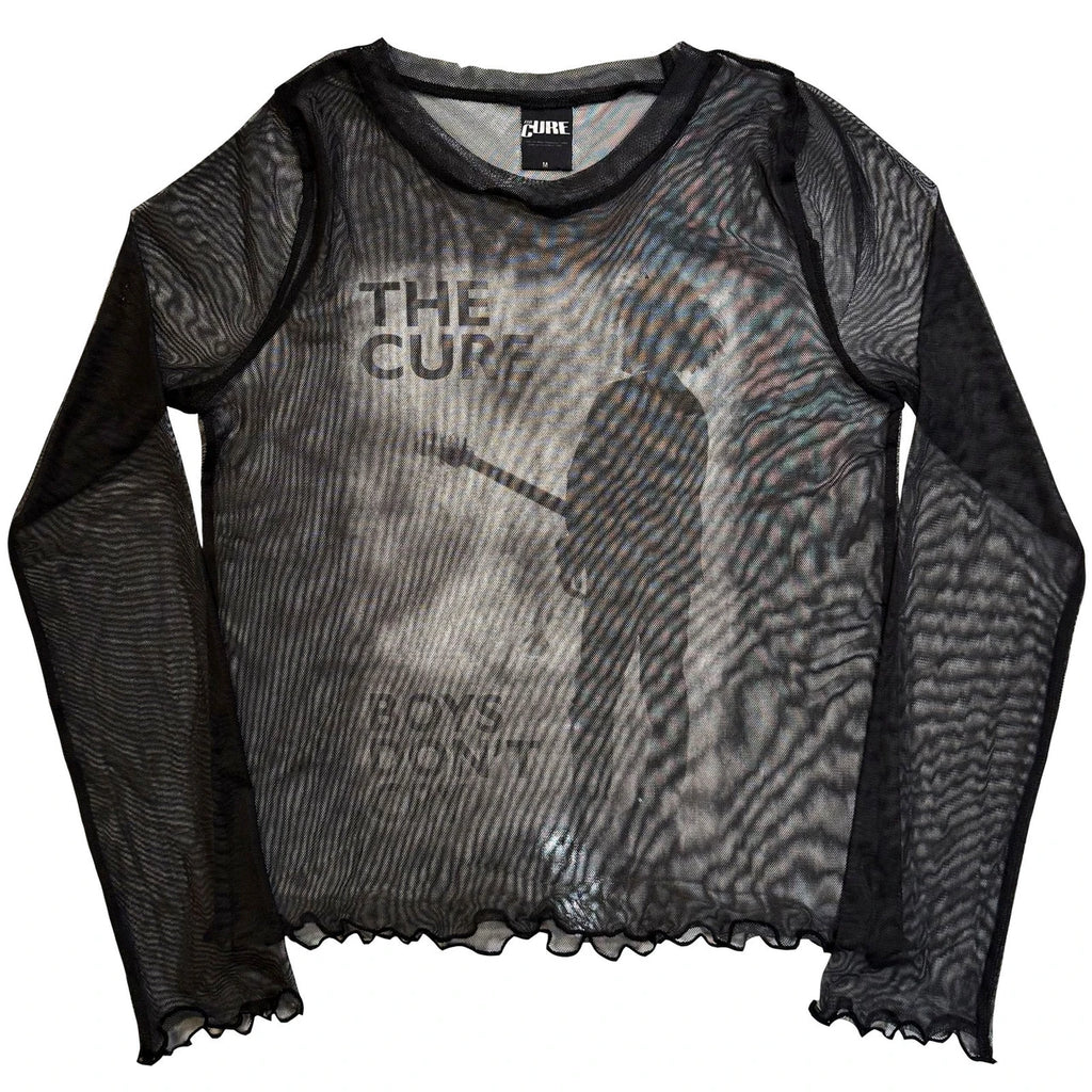 The Cure “Boys Don’t Cry Mesh Top