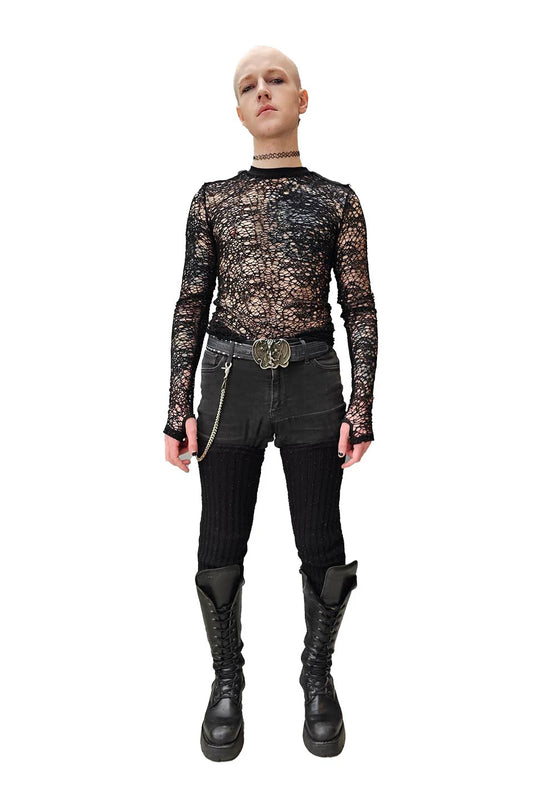 The Wicker Man Web Mesh Long Sleeve Shirt