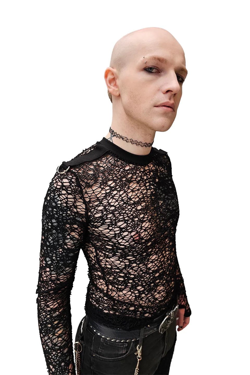 The Wicker Man Web Mesh Long Sleeve Shirt