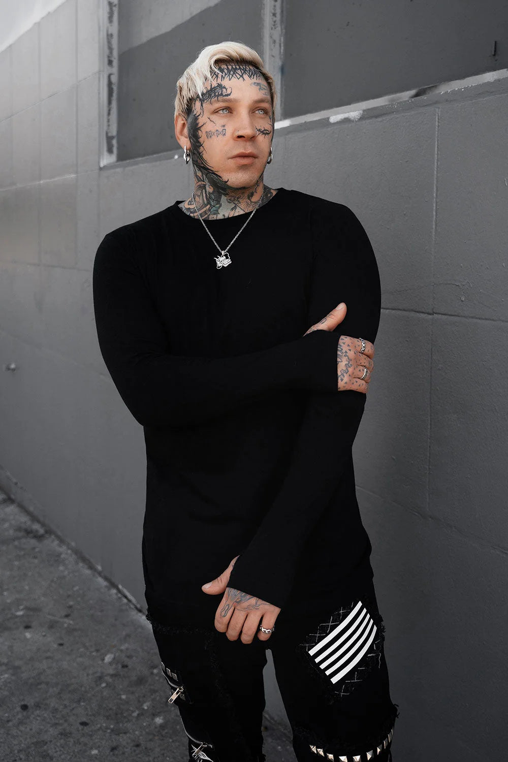 Tomb Ruins Long Sleeve Thumbhole Top