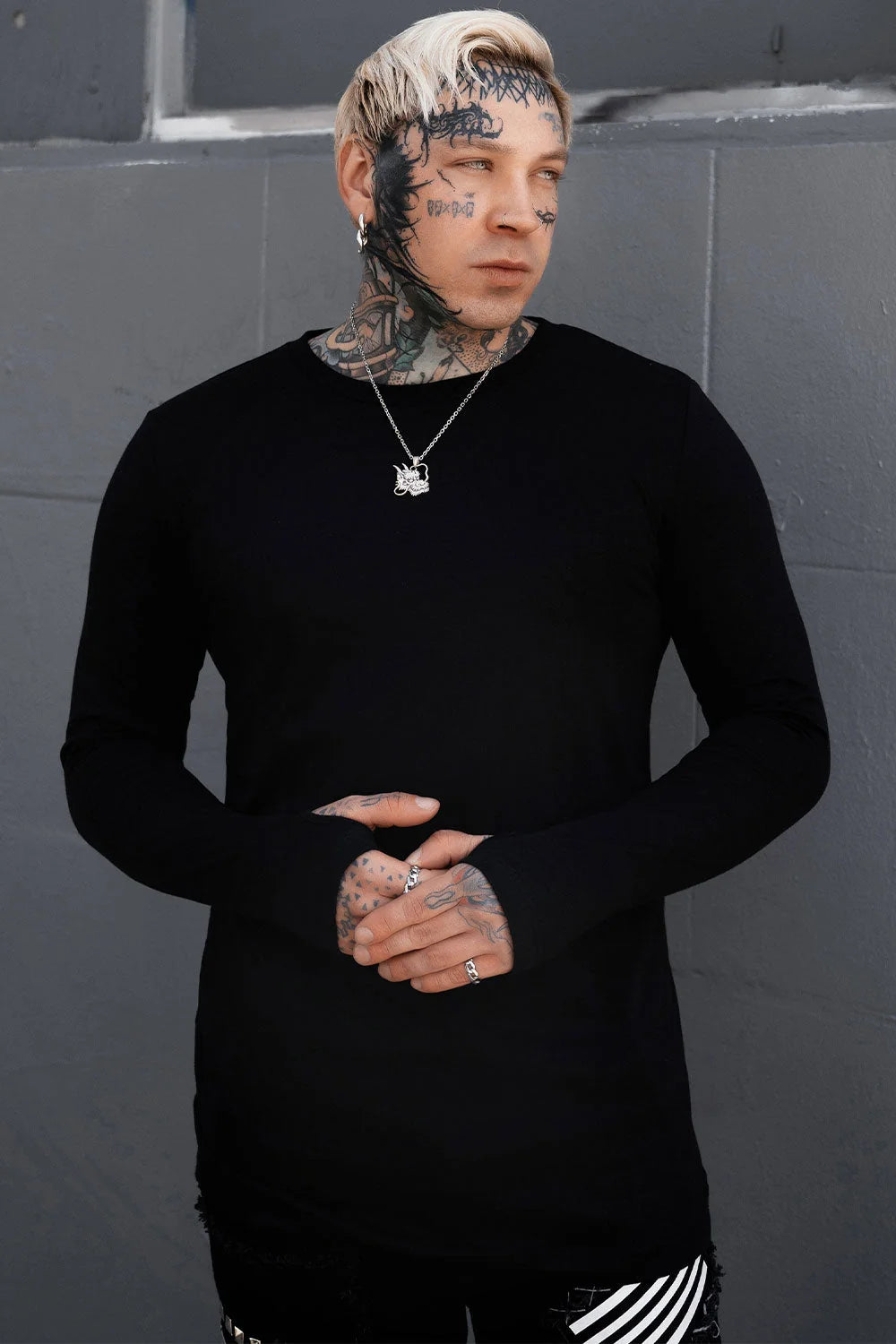 Tomb Ruins Long Sleeve Thumbhole Top